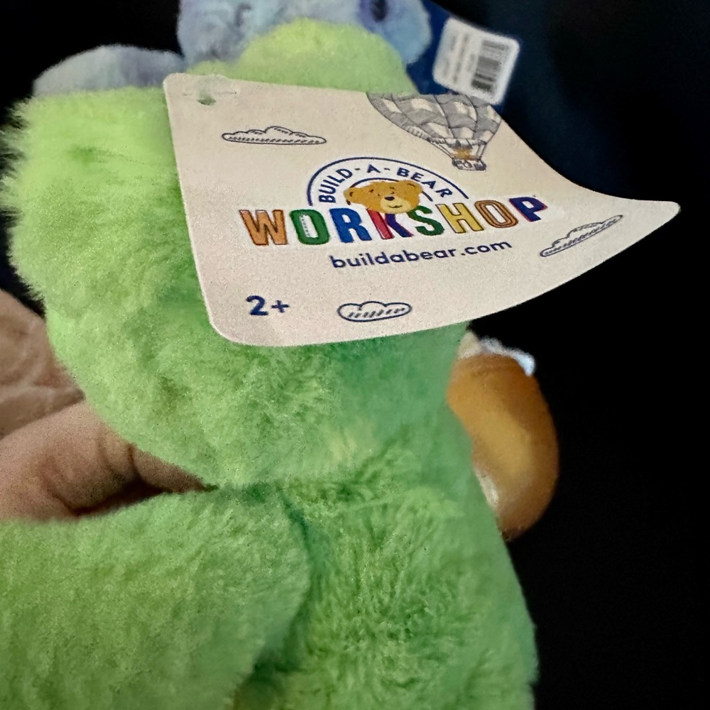 NWT Bundle of 3 Build A Bear 2023 Spring Frog Mini Plushies - Picture 8 of 10